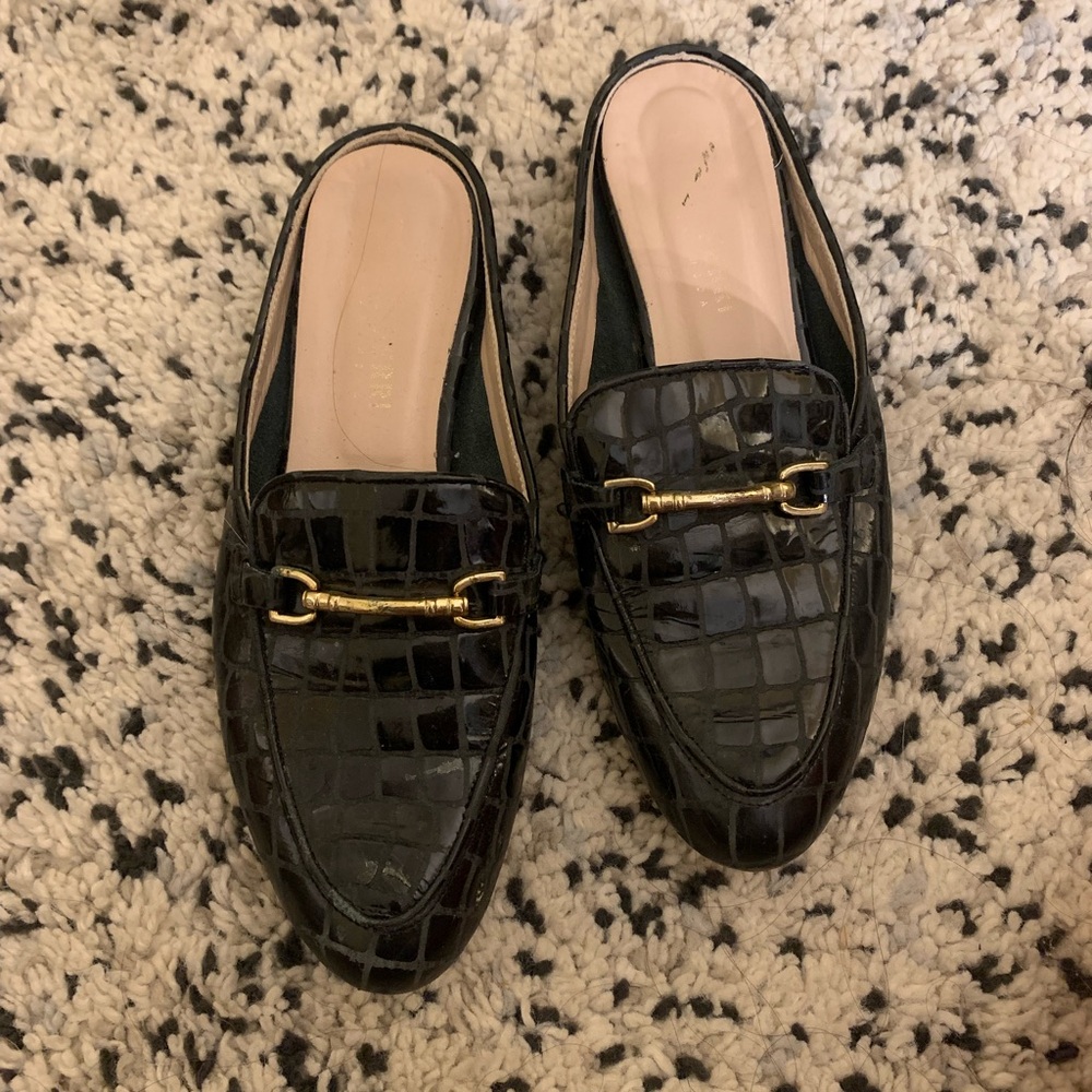 Paola Ferri Leather Mules